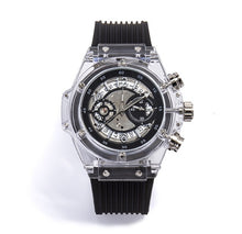 Load image into Gallery viewer, fashion men women wristwatches Automatic mechanical Large dial woman man watches Transparent waterproof white blue gold red